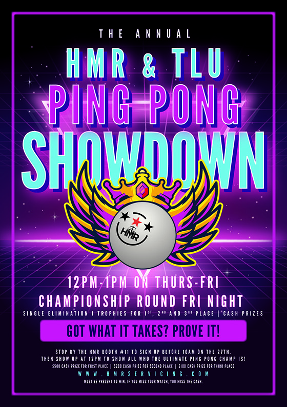 This Year’s Winners of the HMR & TLU Ping Pong Showdown!